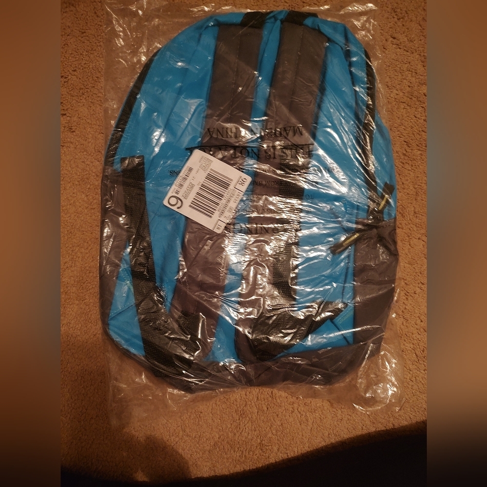 Colorblock Backpack with Front Pocket - Picture 2 of 3